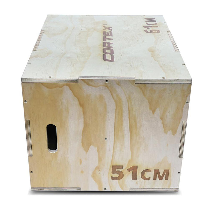 Wooden 3-in-1 Plyo Box By Cortex Fitness At Home Lifespan Fitness Afterpay Zip Australia