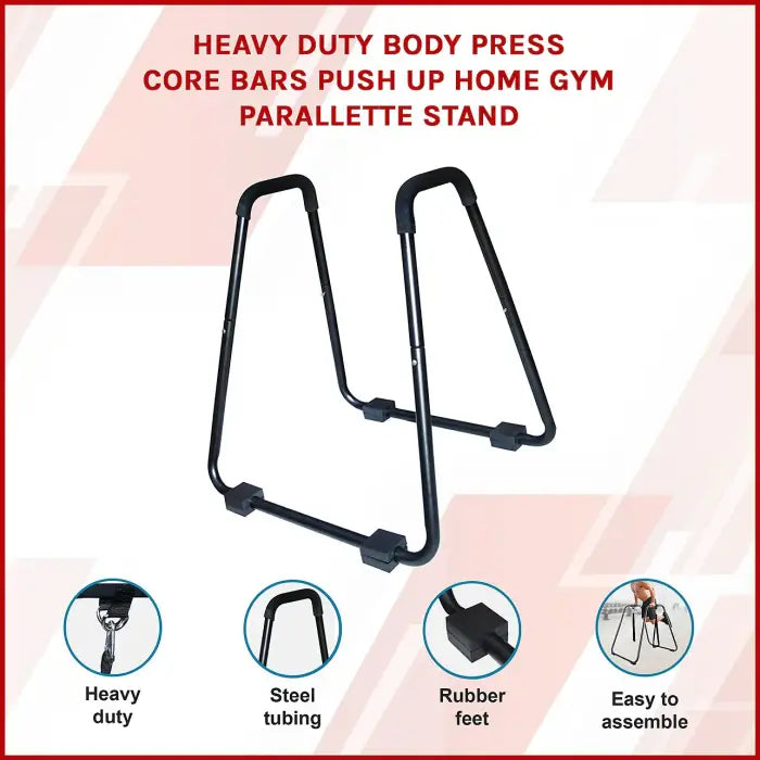 Heavy Duty Push Up Parallette Stand