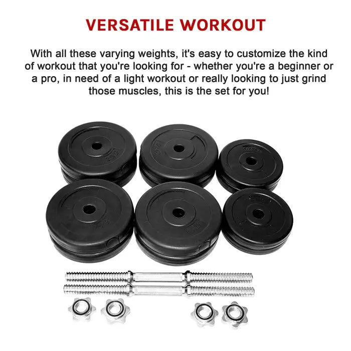 30kg Adjustable Dumbbell Set