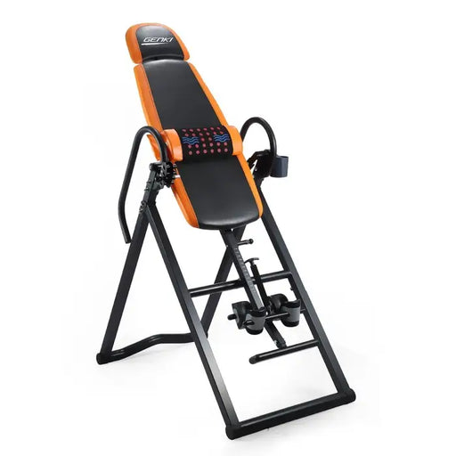 Premium Adjustable, Foldable Gravity Inversion Table with Heated Cushion