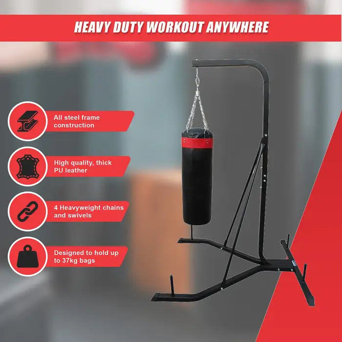 Free Standing 37kg Cardio Punching Bag with Stand