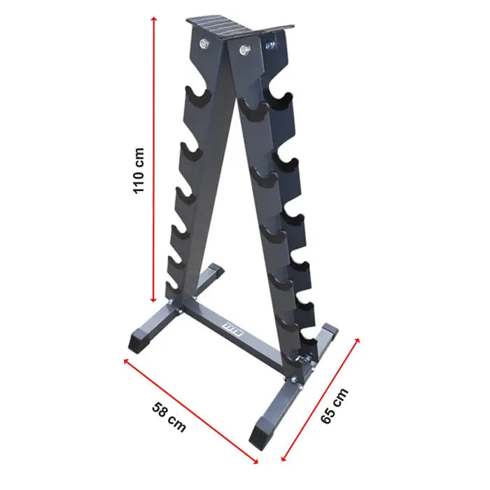 Round Steel Vertical Dumbbell Rack