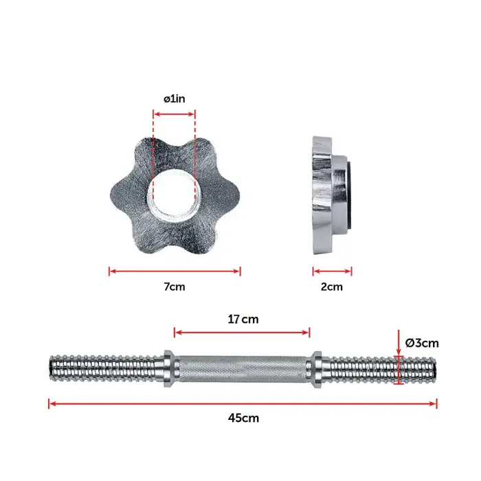 30kg Adjustable Dumbbell Set