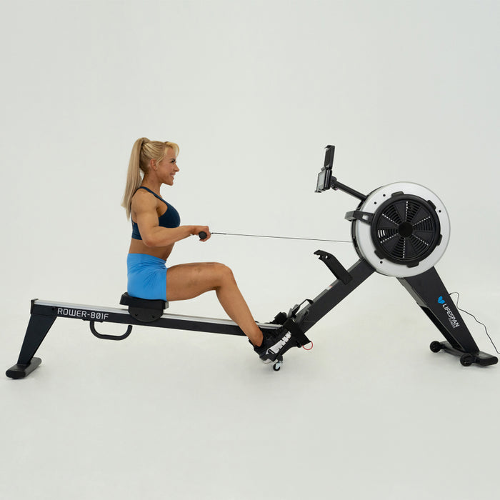 Lifespan Fitness Rower-801F Air and Magnetic Rowing Machine