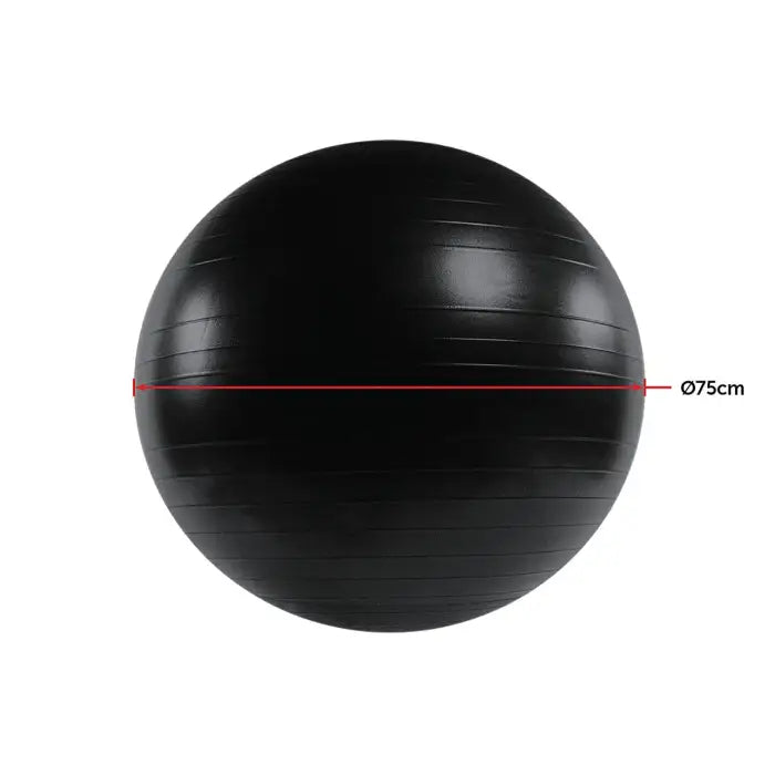 Randy & Travis Machinery 75cm Exercise Balance Ball with Pump