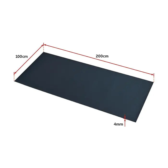 Randy & Travis 2m Rubber Floor Exercise Mat