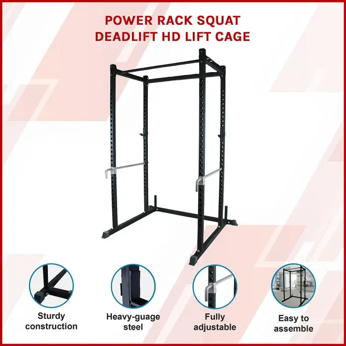 Power Rack Squat Deadlift