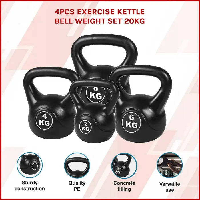 20kg Kettle Bell Weight Set