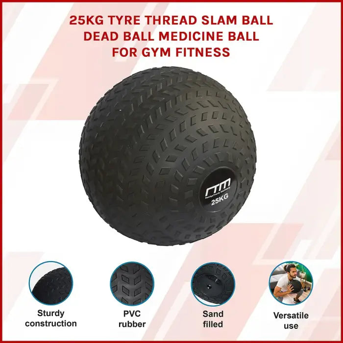 25kg Tyre Slam Medicine Ball