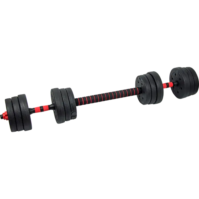 Randy and Travis 20kg Adjustable Dumbbell and Barbell Set