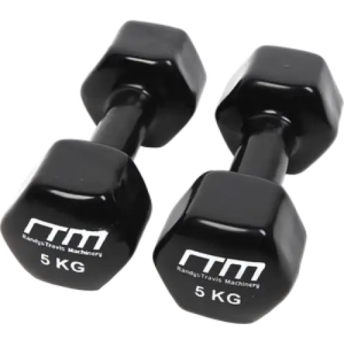 5kg Hexagonal Dumbbells