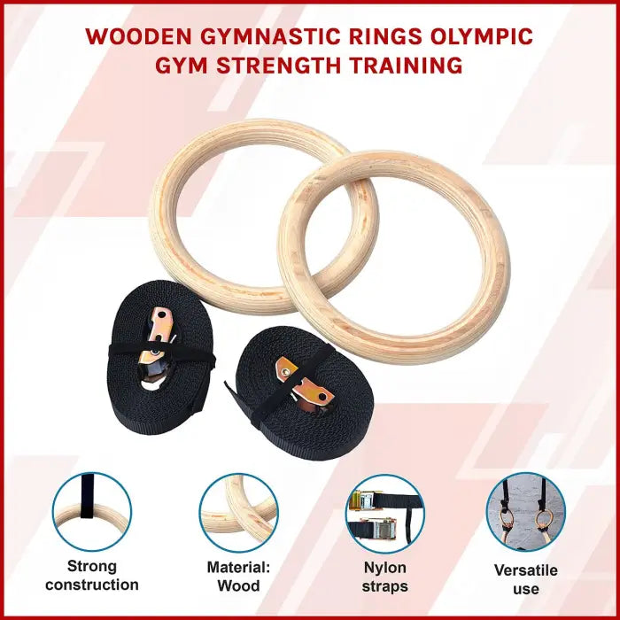 Olympic Wooden Gymnastic Rings