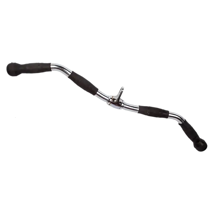 Randy & Travis Rubber-coated Revolving Curl Row Bar — Fitness At Home