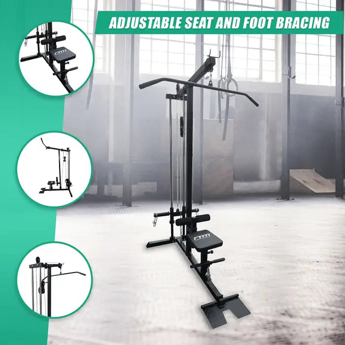 Fitness Plate Lat Pull Down Low Row Fitness Machine