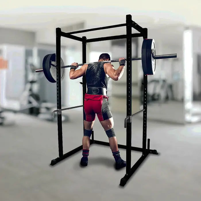 Power Rack Squat Deadlift