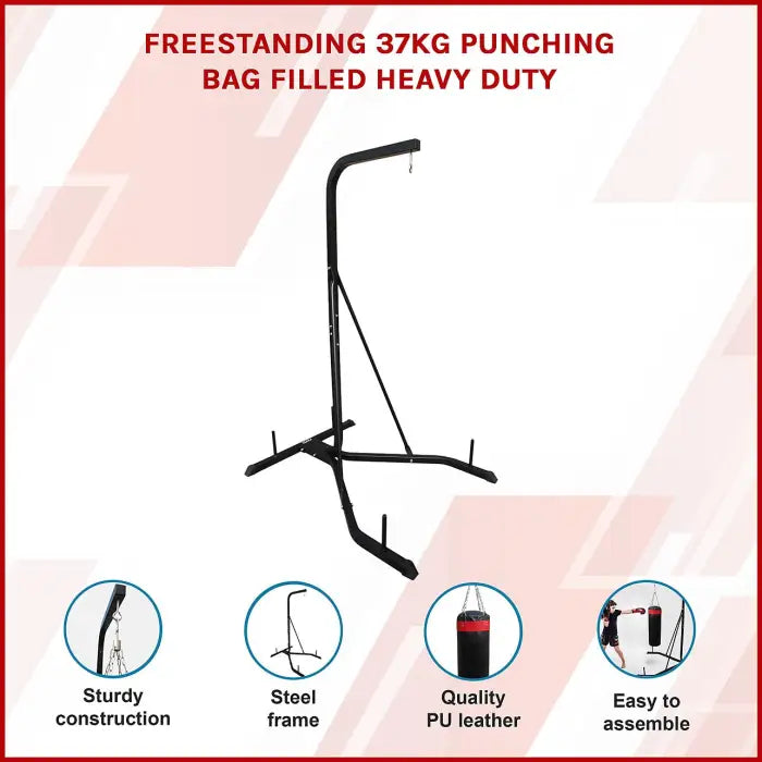 Free Standing 37kg Cardio Punching Bag with Stand