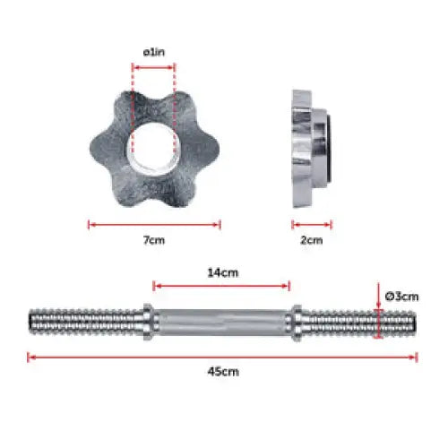 30kg Adjustable Dumbbell Set