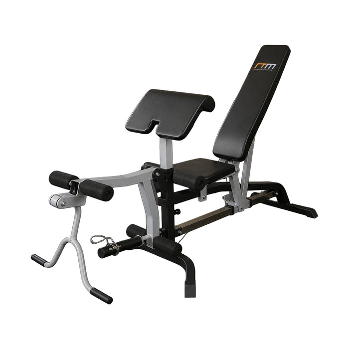 Fid Flat Incline Decline Bench Press w/ Leg Extension