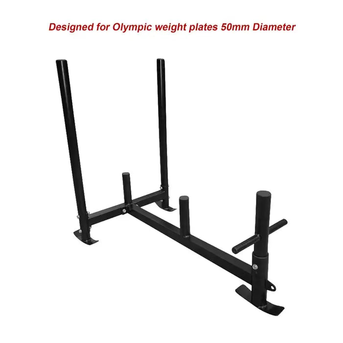 Portable Heavy Duty Gym Sled with Harness