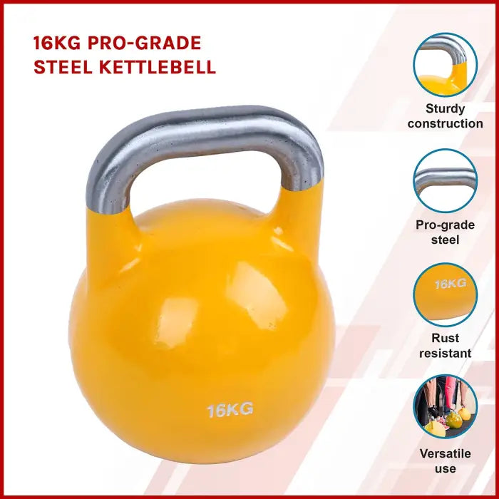 16kg Magnum Fitness Pro-Grade Kettlebell