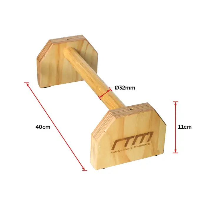 Randy & Travis Machinery Wooden Parallette Bars