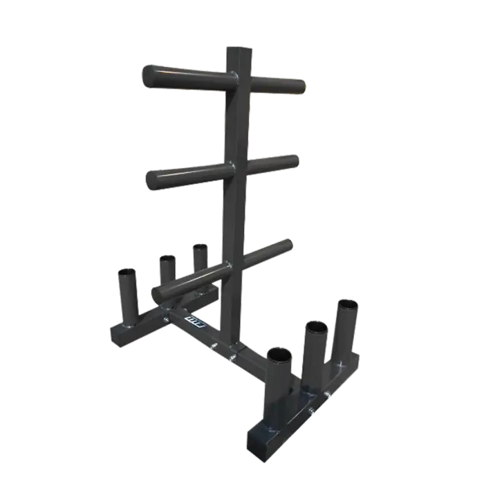 Heavy-duty Steel Olympic Weight Tree Bar Rack Holder Storage