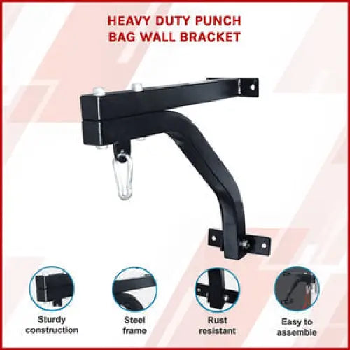 Heavy Duty Punch Bag Wall Bracket Steel Mount