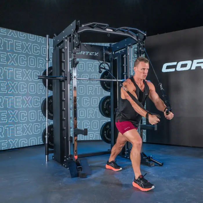 Cortex SM-26 Power Rack with Dual Stack Smith and Cable Machine