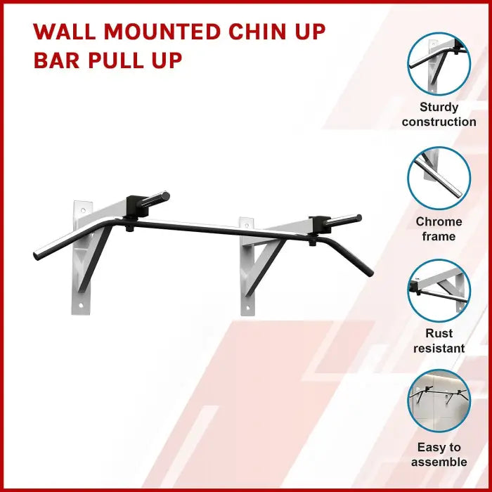 Randy & Travis Machinery Wall Mounted Chin Up Bar