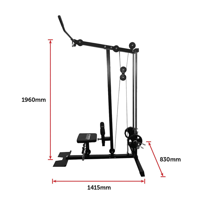 Fitness Plate Lat Pull Down Low Row Fitness Machine