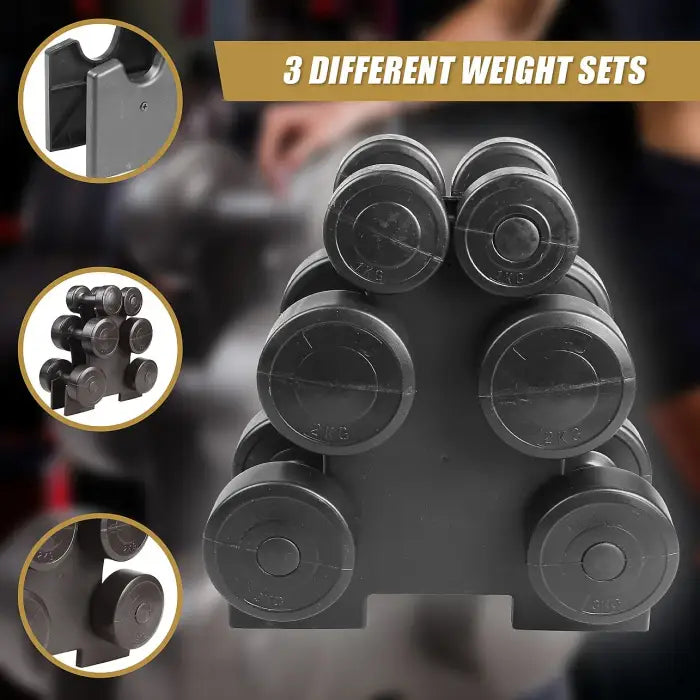 12kg Dumbbell Weight Set