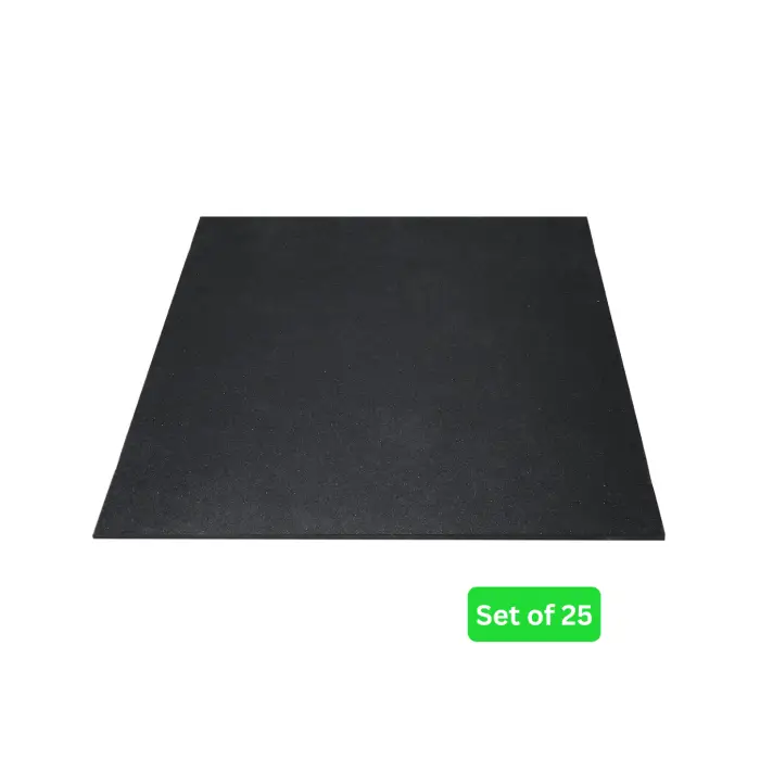 Cortex 10mm Recycled Rubber Gym Floor Mat Set of 25