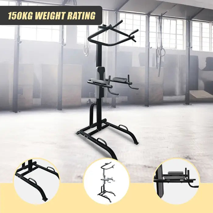 Power Tower Chin Up Dip, Pull and Push Up Machine