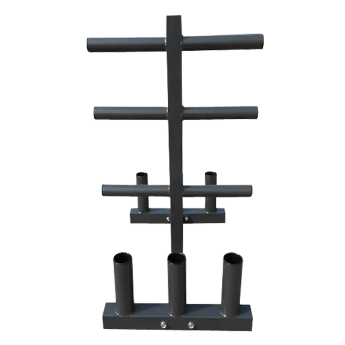 Heavy-duty Steel Olympic Weight Tree Bar Rack Holder Storage