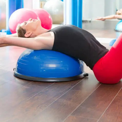 Gym Balance Core Ball With Resistance Strap