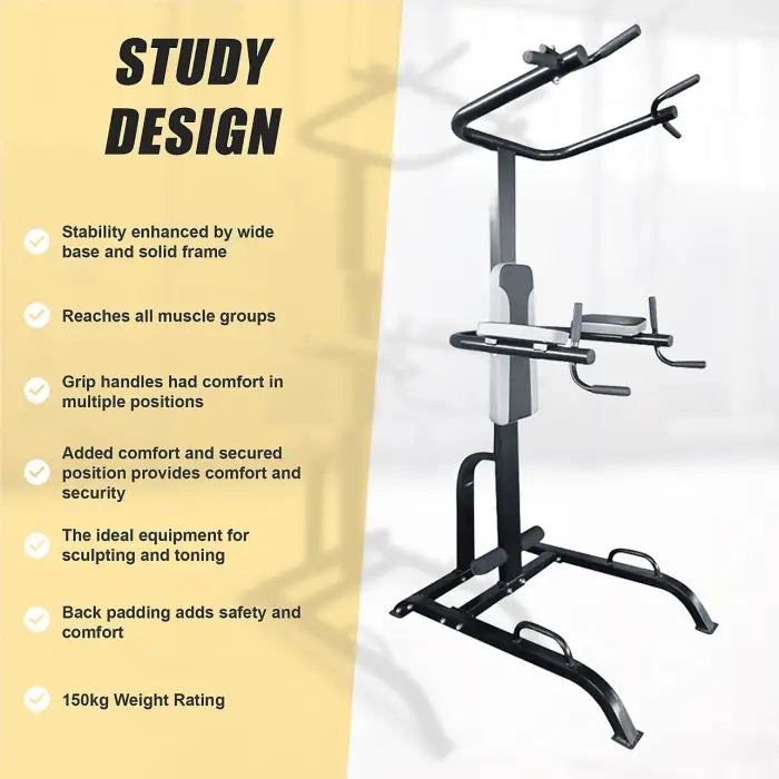 Power Tower Chin Up Dip, Pull and Push Up Machine