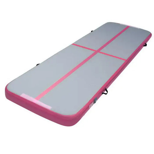 3m x 1m Inflatable Air Mat Track in Pink and Grey