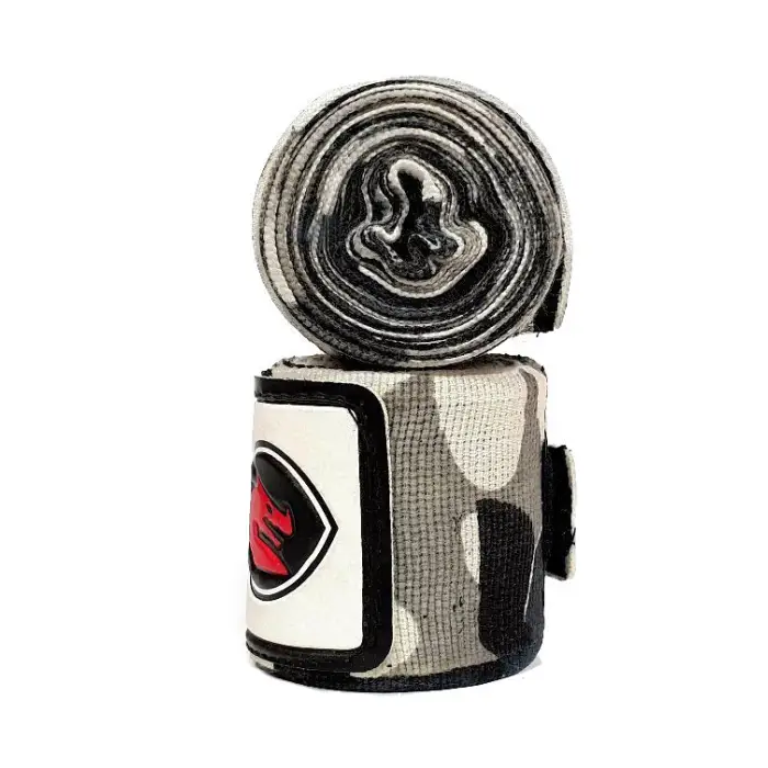 Morgan Camo Elastic Boxing Hand Wraps - 180inch - 4m Long (Pair)