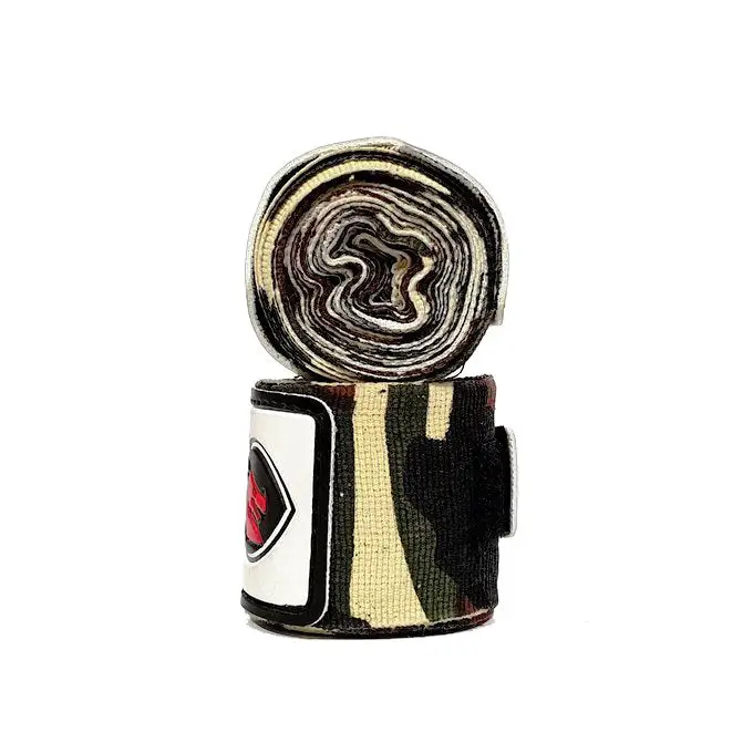 Morgan Camo Elastic Boxing Hand Wraps - 180inch - 4m Long (Pair)