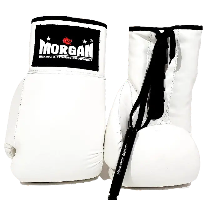 Morgan Lace Up Autograph Gloves (10oz)