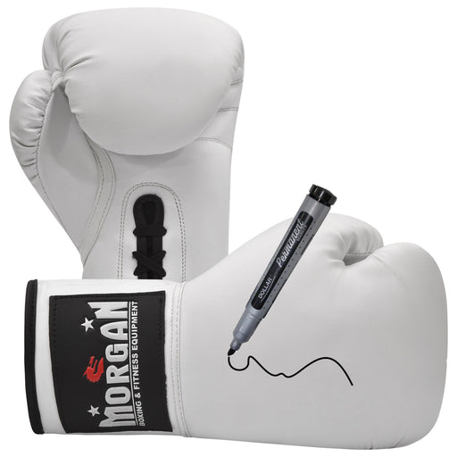 Morgan Lace Up Autograph Gloves (10oz)