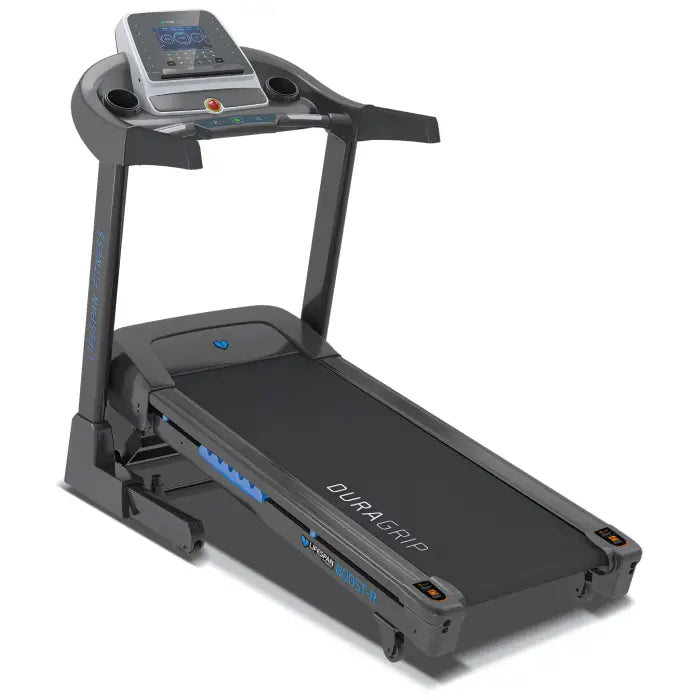 Boost R Folding treadmill with ta higher incline with a white background