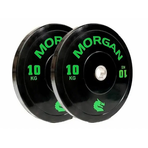 Morgan Sports 10KG Olympic Pair Bumper Plates