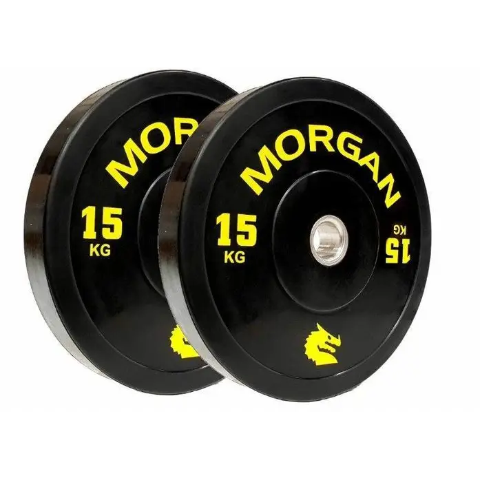 Morgan Sports 15KG Bumper Plates Pair