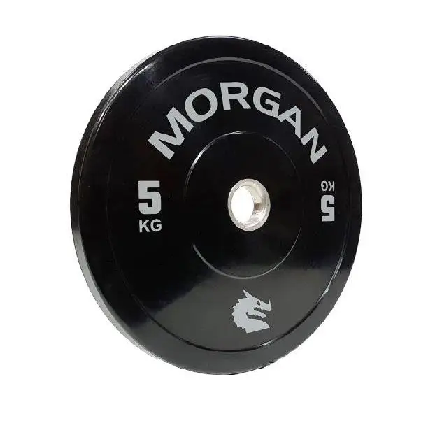 Morgan Sports 5kg Fitness Olympic Bumper Plates 5KG (PAIR)