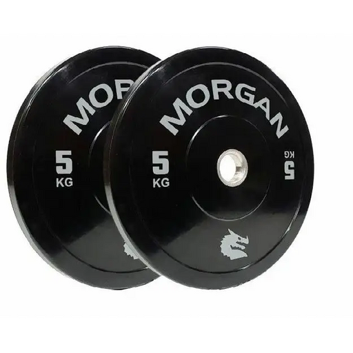 Morgan Sports 5kg Fitness Olympic Bumper Plates 5KG (PAIR)