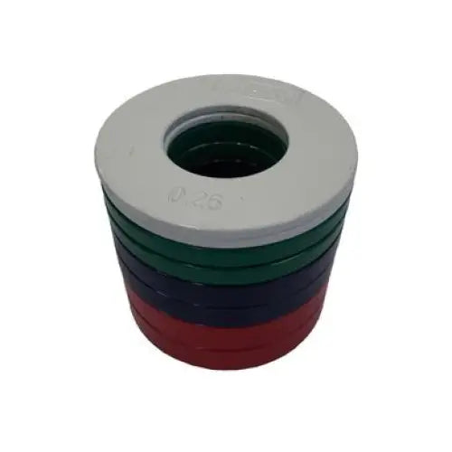 Morgan Fractional Plate Set (0.25kg-0.5kg-0.75kg-1.00kg Pairs = 5kg Total Weight)
