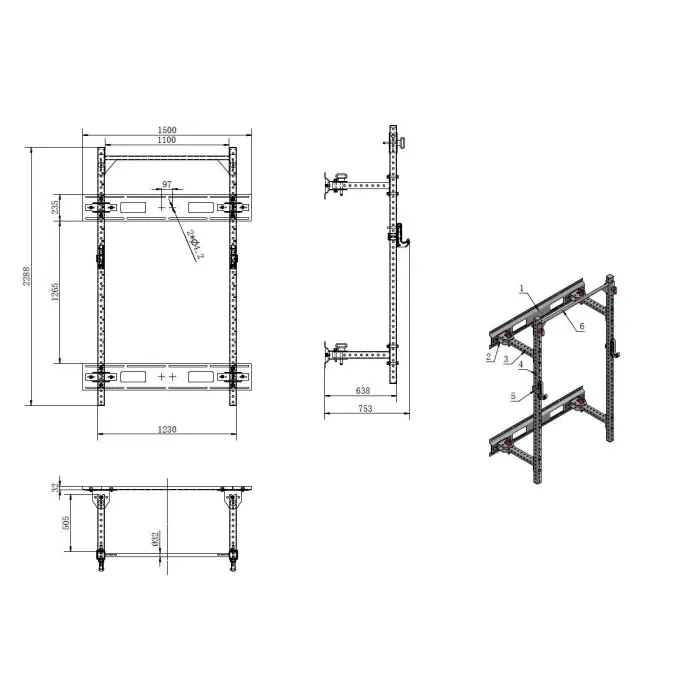 Morgan Sports Fold Back Wall Mounted Rig
