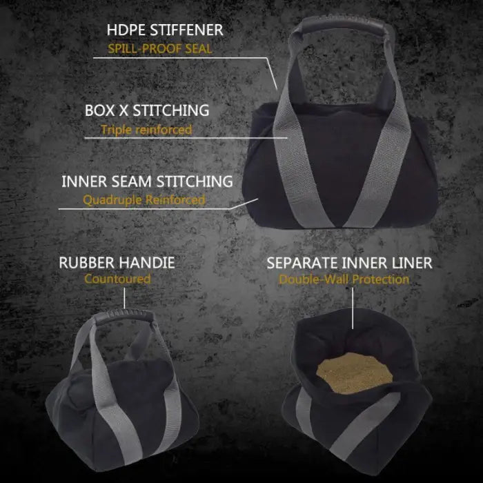 Morgan Portable Sand Kettlebell (10kg-15kg-20kg)