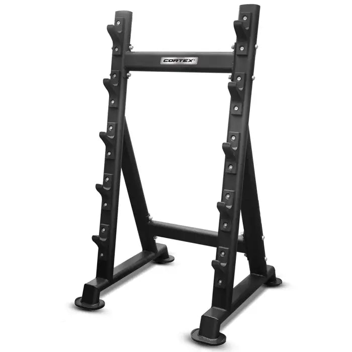 Lifespan Fitness 100kg Alpha Series Barbell Set with 5-tier Barbell Rack